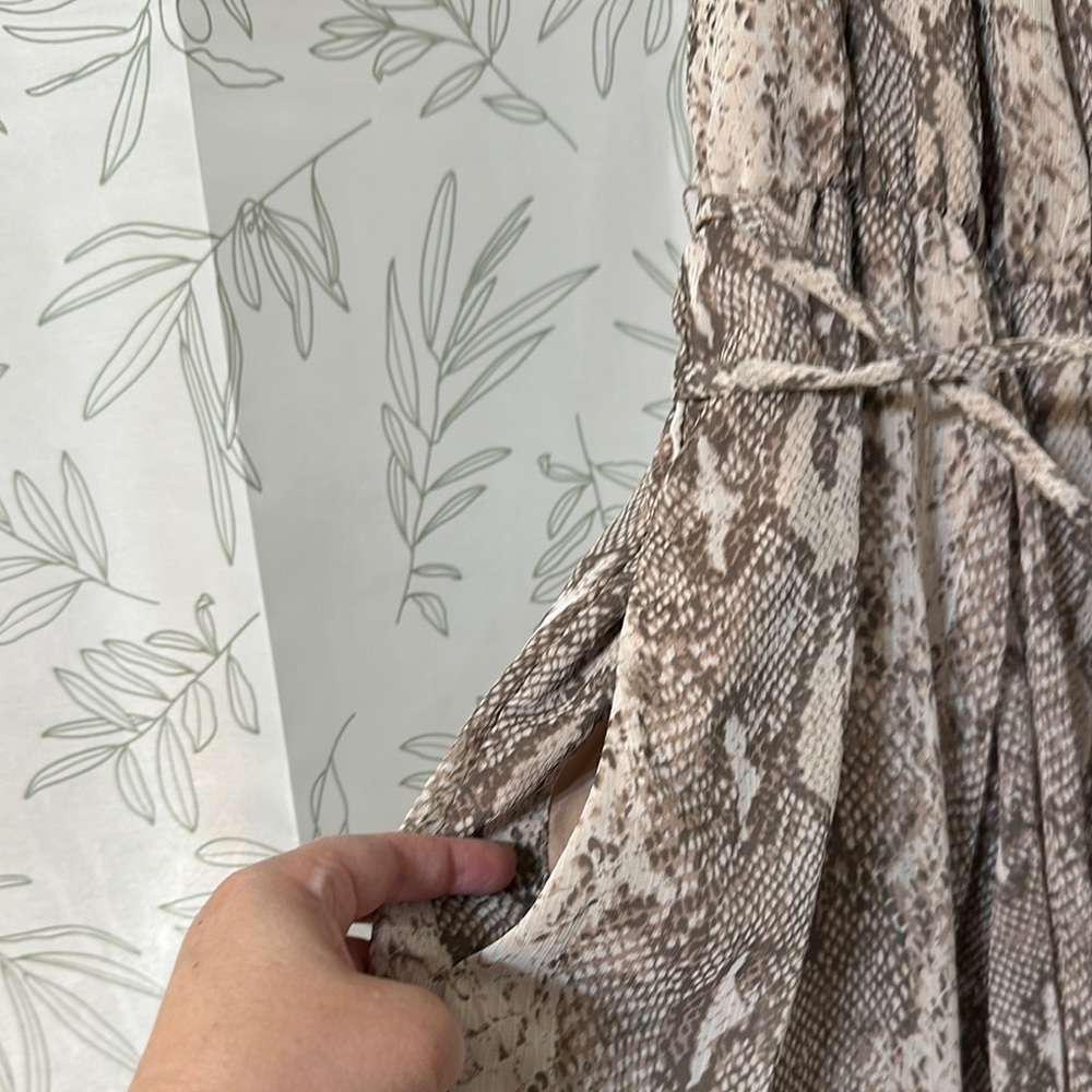 Banana Republic Brown Lace Knee-Length Sundress - Picture 7 of 7